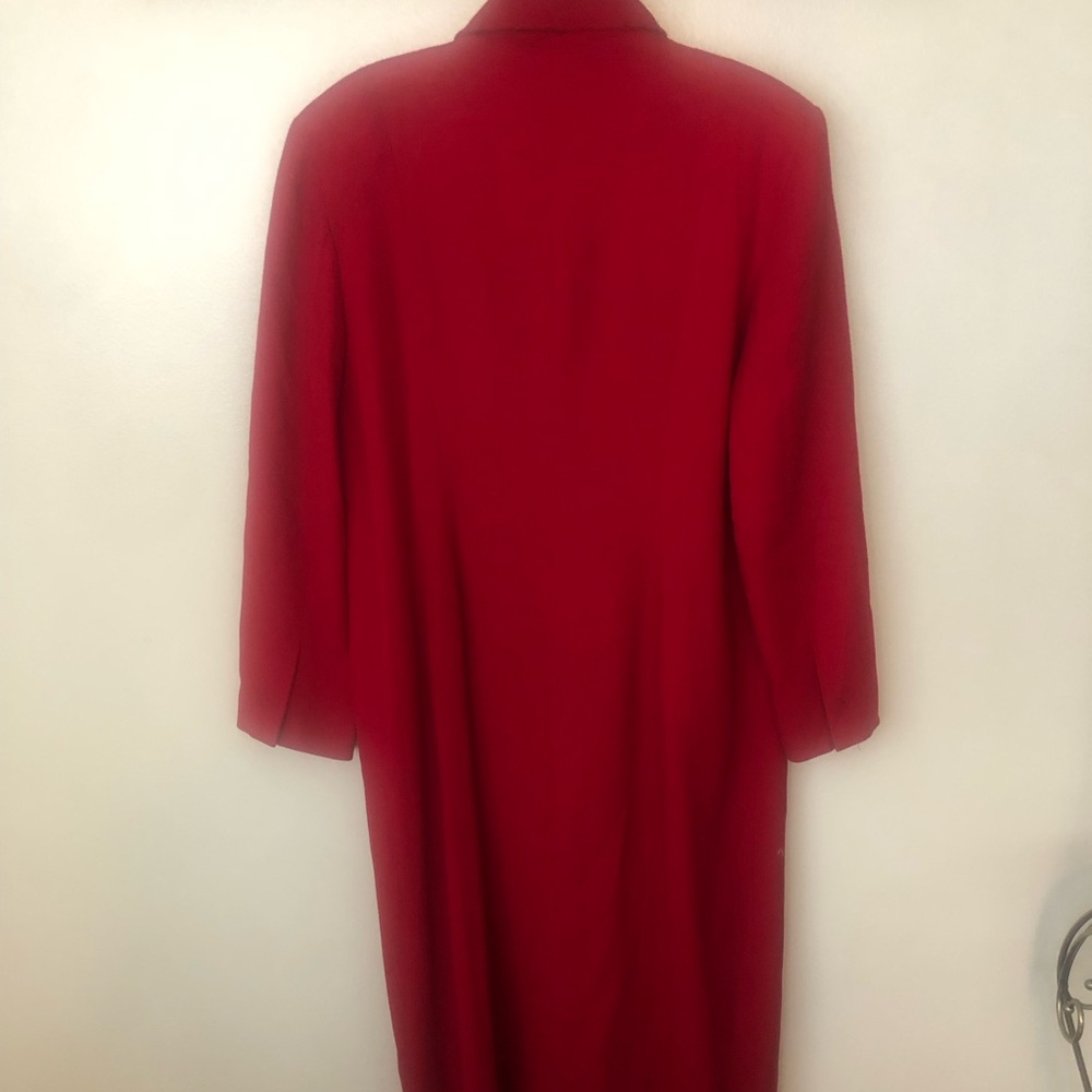 Michael Max Two Piece Red Walking Jacket And Skir… - image 2